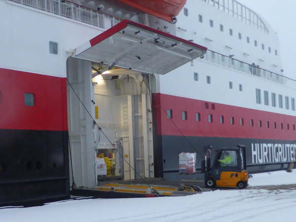 Everything arrives by ship