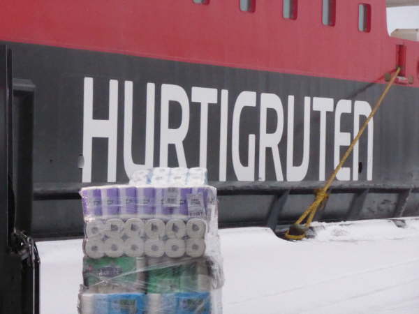 Everything arrives by ship