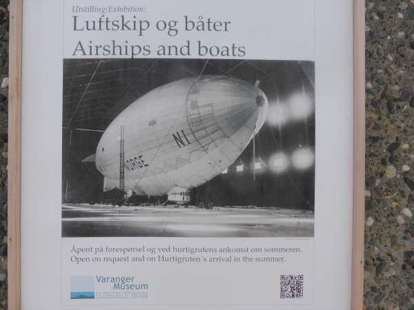 Vadso airship museum (unfortunately closed for the winter)