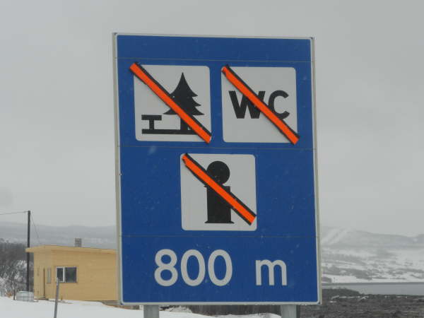 Norway is still closed for the winter