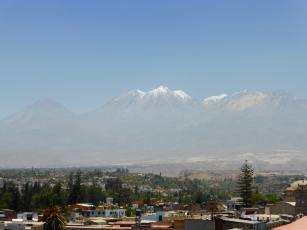 Volcano above Arequipa