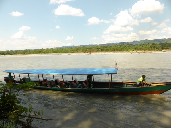 Our river boat on the Madre de Dios river