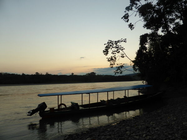 Evening at Amazonia Lodge