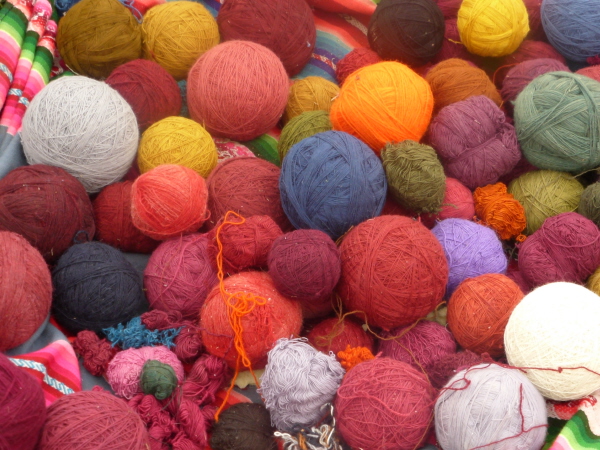 Coloured wool