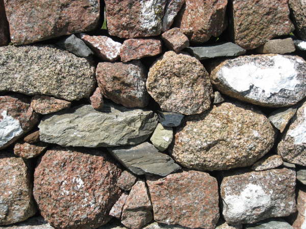 Dry stone wall on Iona