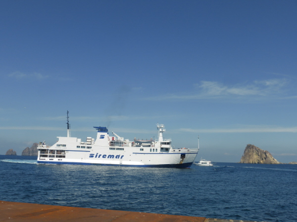 Car ferry "Filippo Lippi" (IMO 8708608) at Panarea