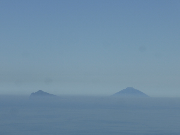 Alicuda and Filicuda (the westernmost islands) from Vulcano