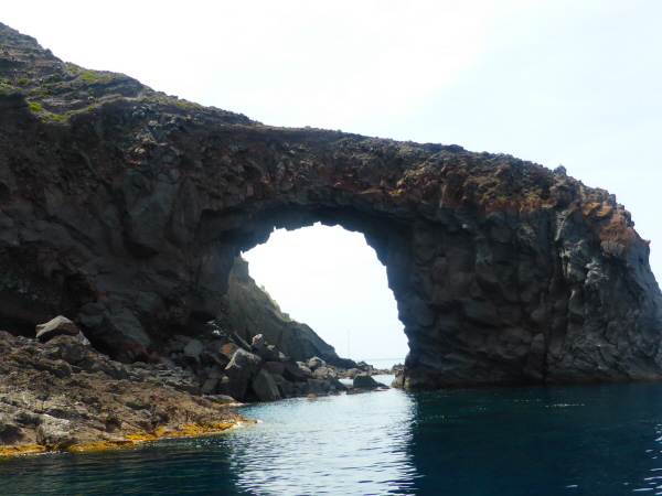 Lava formation and arch
