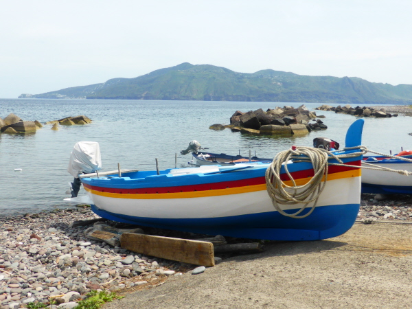 Typical Sicilian fishing boat