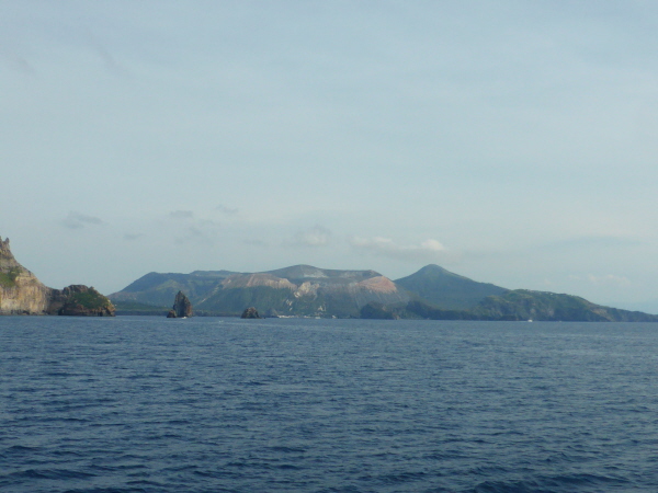 The island's distinctive profile