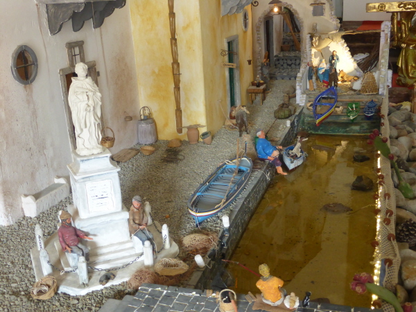 Fishermen's nativity scene