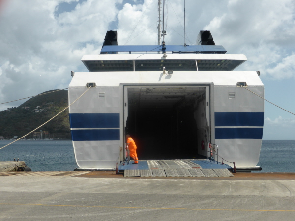 Fast car ferry "Isola di Vulcano" (IMO 9166194) at Lipari