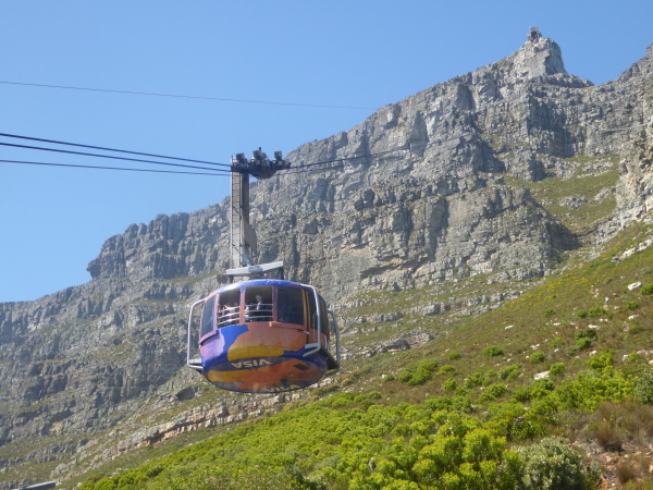 Cable Car up Table Mountain