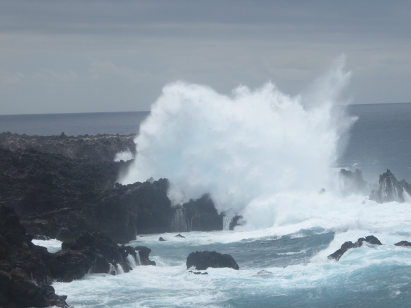 One of many large waves