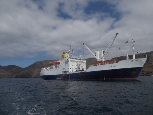 RMS St Helena at St Helena