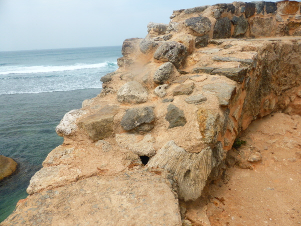 Rampart of Galle fort (constructed of coral)