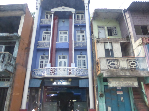 Typical ramshackle buildings in a town